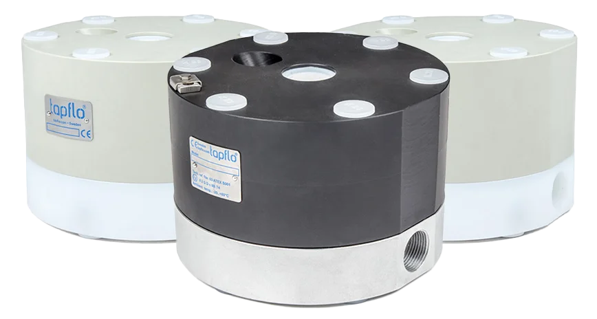 A picture of Pulsation Dampeners in metal, HDPE and PTFE