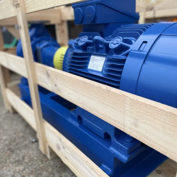 A close up view of the number plate of our EN733 Centrifugal Pump