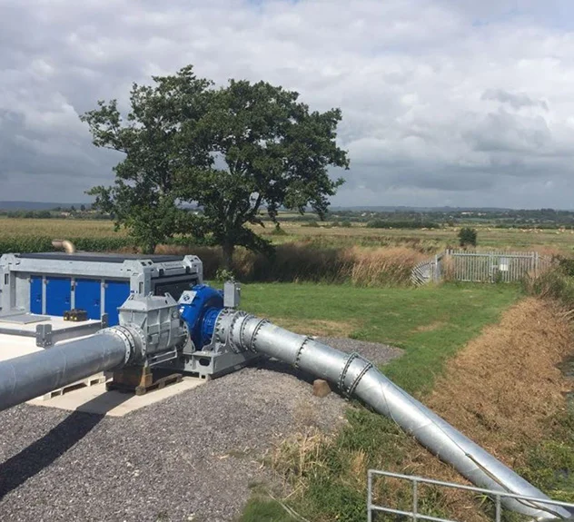 BA600G D743 ultra high flow Diesel Pump on site