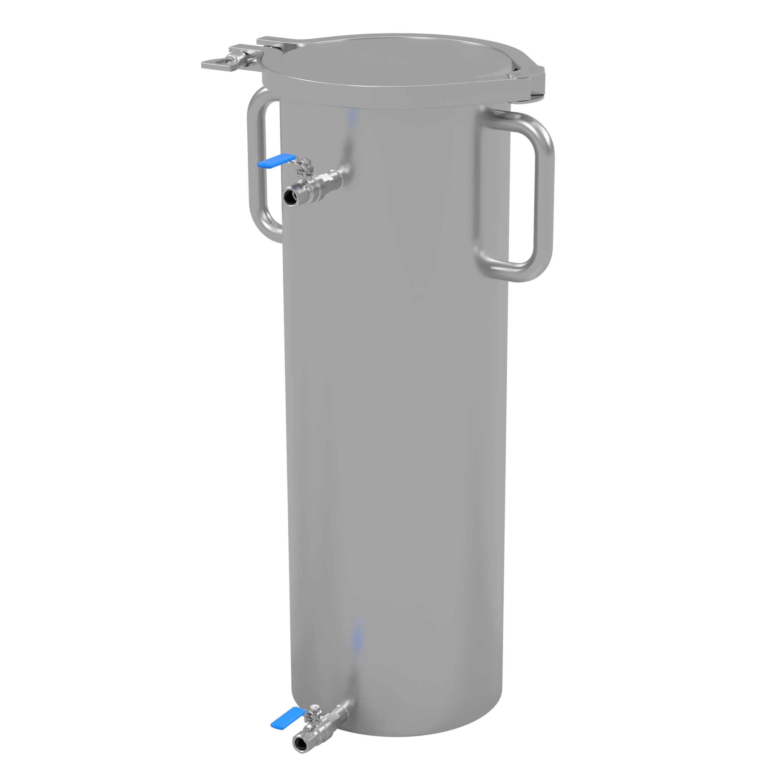 50L Flat Open Top Threaded Pot
