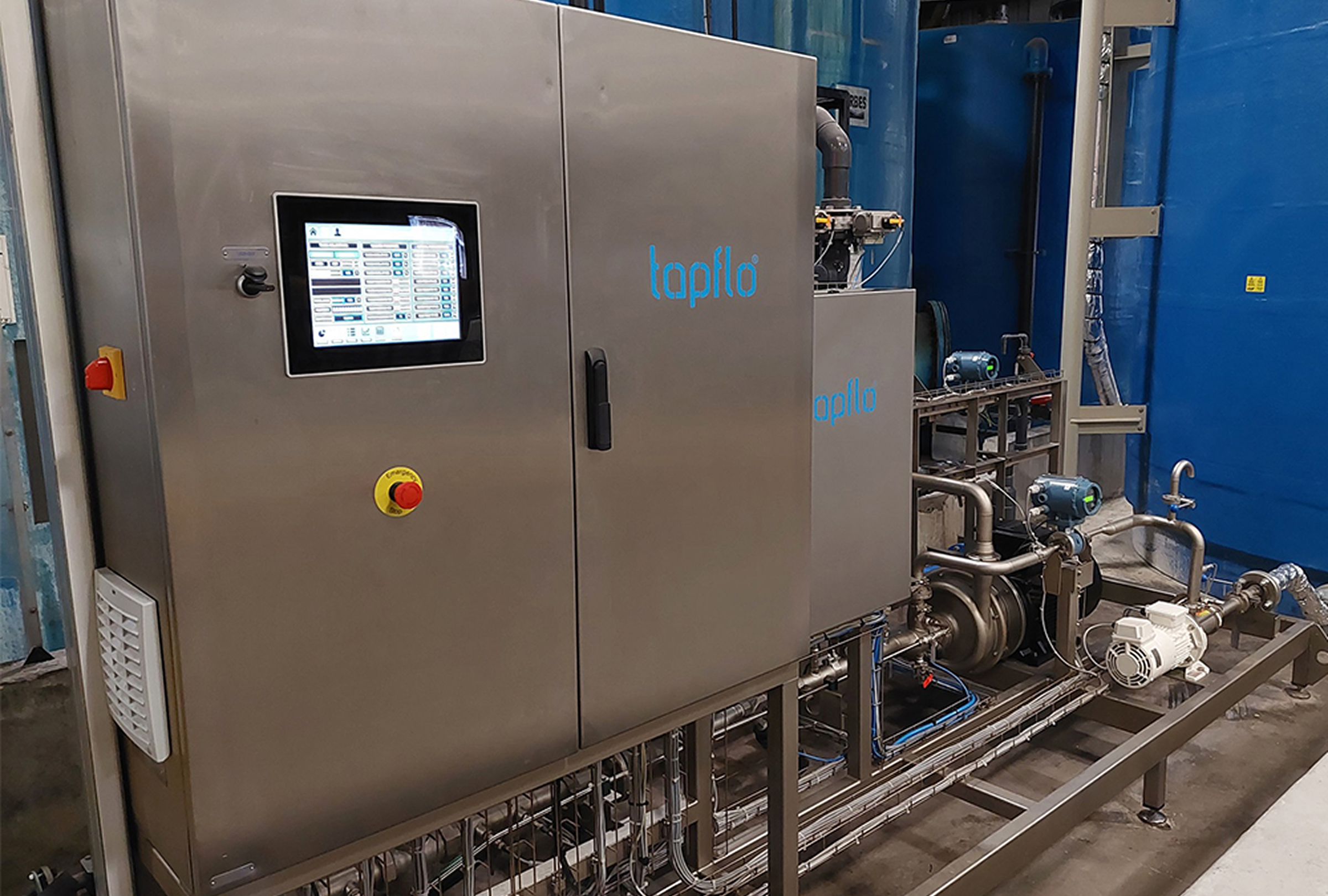 Bleach System control panel close up