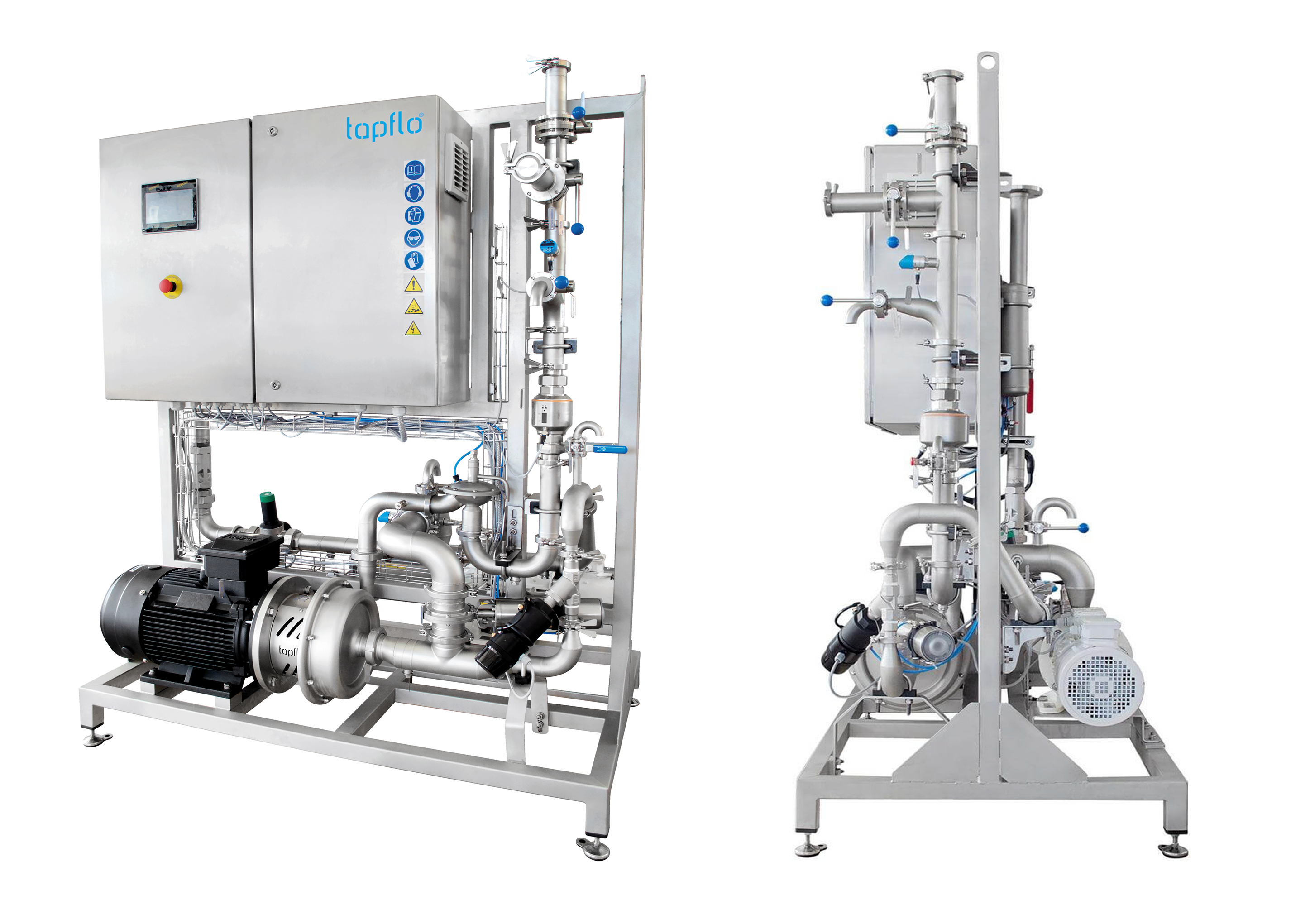 Modular CIP System Front and Side View