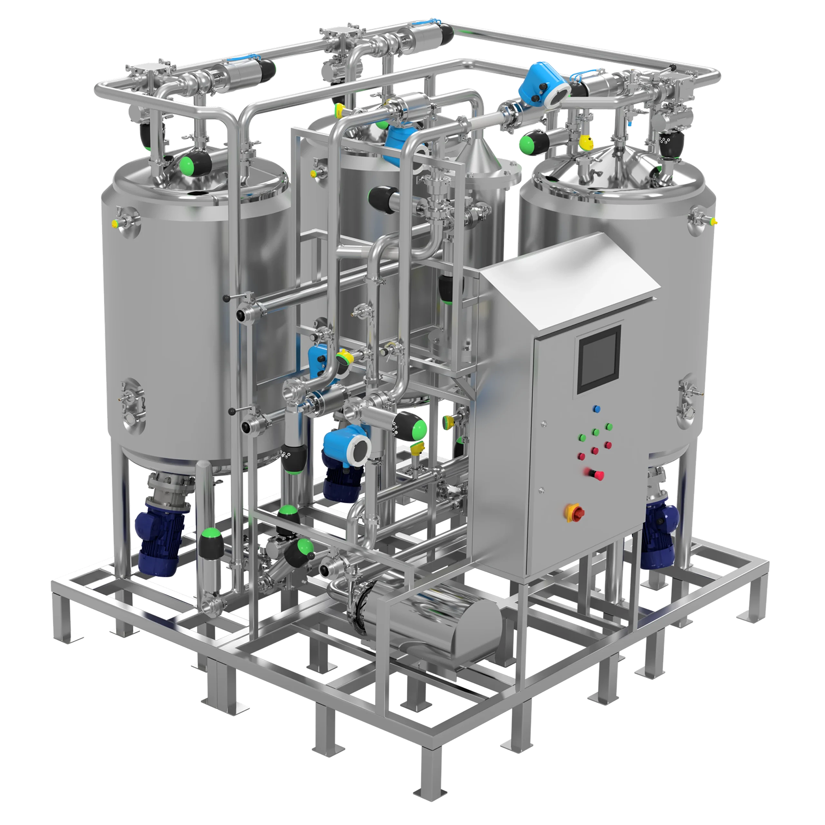 Modular CIP System 3 Tank Square