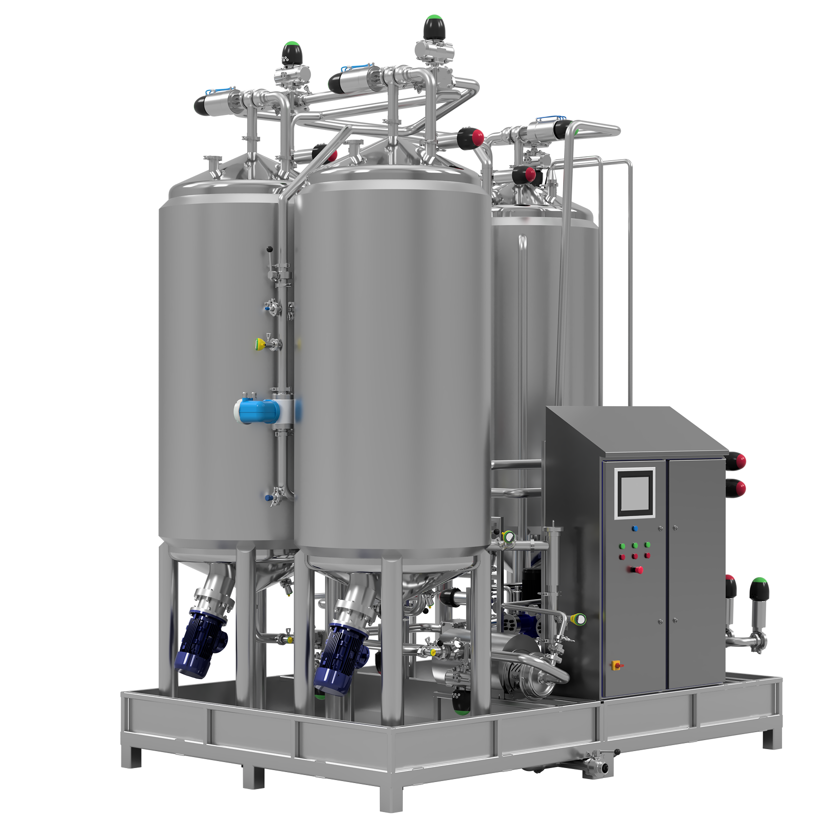 Multi Tank CIP System Renderings