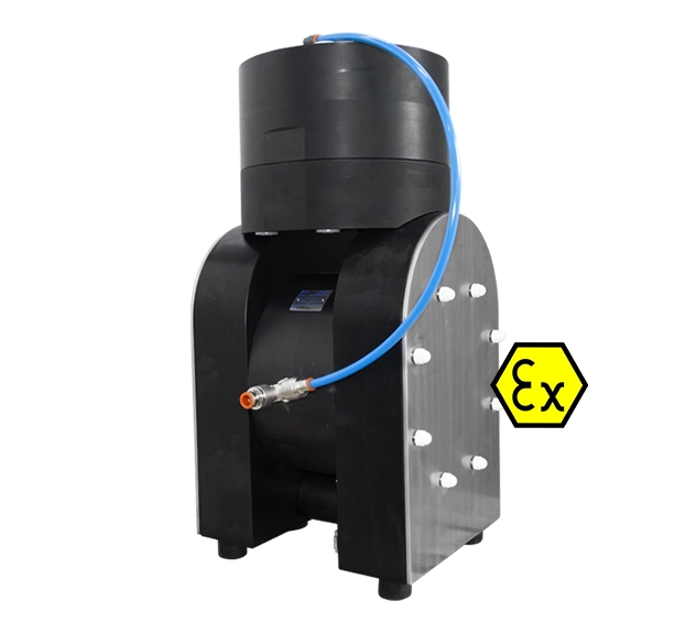 ATEX Plastic AOD Diaphragm Pump with Pulsation Dampener